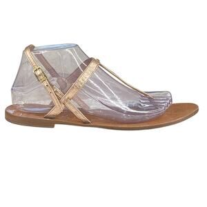 Kate Spade Women’s Gold Slingback Thong Sandal Size US 8.5